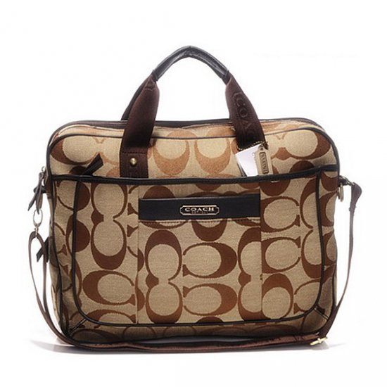 Coach In Monogram Large Khaki Business bags DHH | Women - Click Image to Close